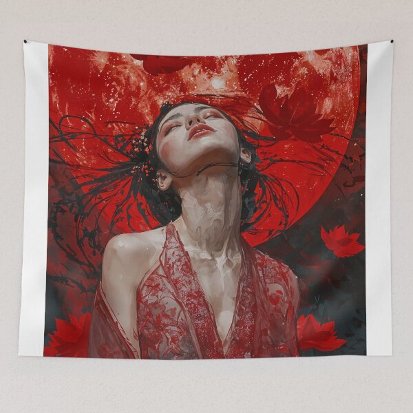 Item preview, Beneath the Crimson Moon designed and sold by oanaunciuleanu.