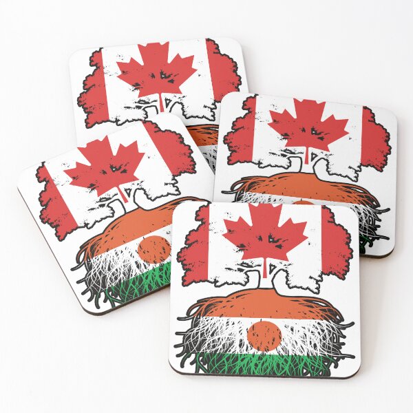 Item preview, Niger Nigerien Canadian Canada Tree Roots Flag designed and sold by FlagX.