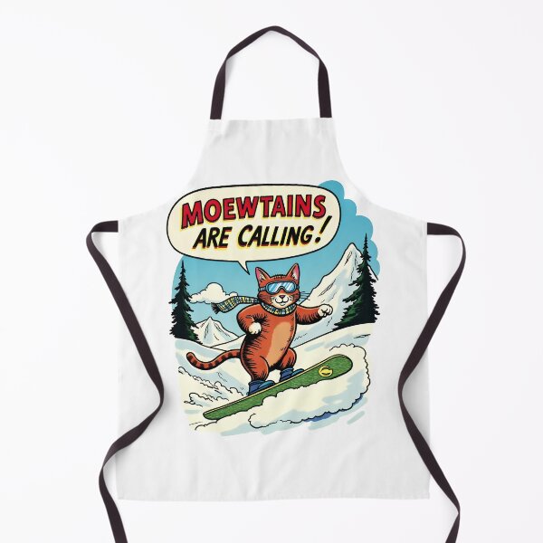 Item preview, Moewtains are calling, ski and cat lover paradise designed and sold by kjp-design.