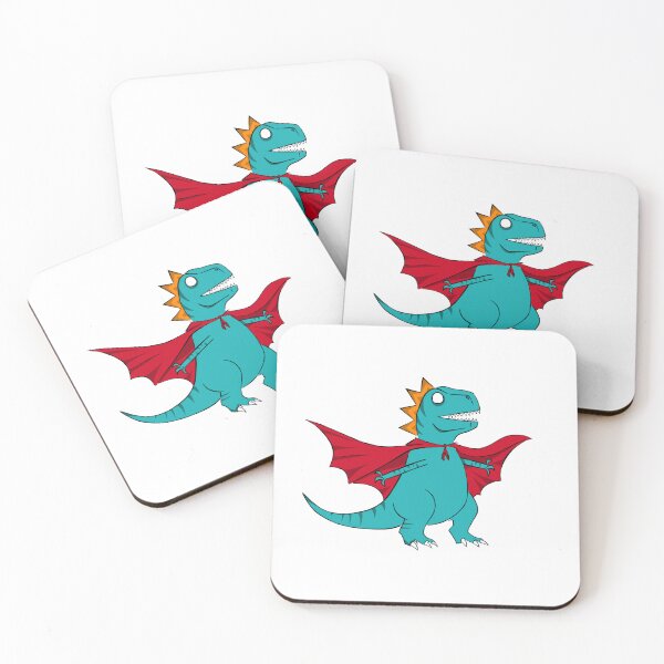 Item preview, tyrannosaurus super hero designed and sold by GabiDoodles.