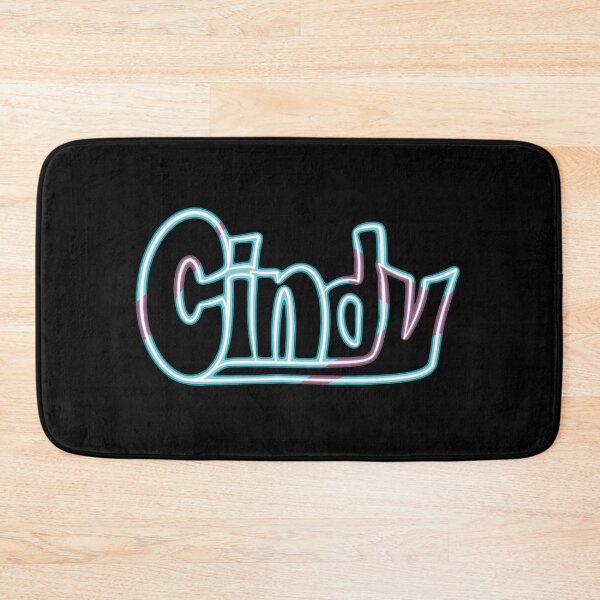 Item preview, Cindy Name Neon Style Blue and Purple designed and sold by AloraDawnEve.