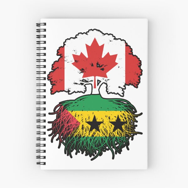 Item preview, Sao Tome and Principe Sao Tomean Canadian Canada Tree Roots Flag designed and sold by FlagX.