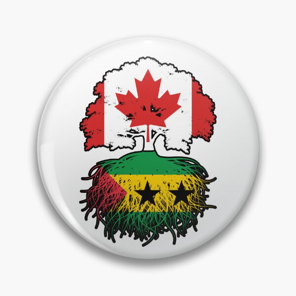 Item preview, Sao Tome and Principe Sao Tomean Canadian Canada Tree Roots Flag designed and sold by FlagX.