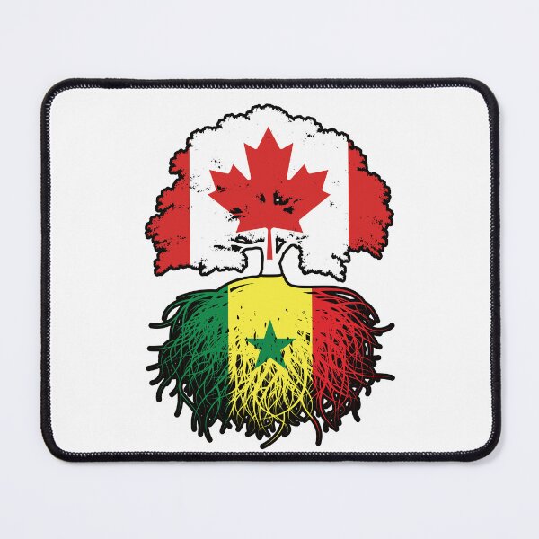 Item preview, Senegal Senegalese Canadian Canada Tree Roots Flag designed and sold by FlagX.