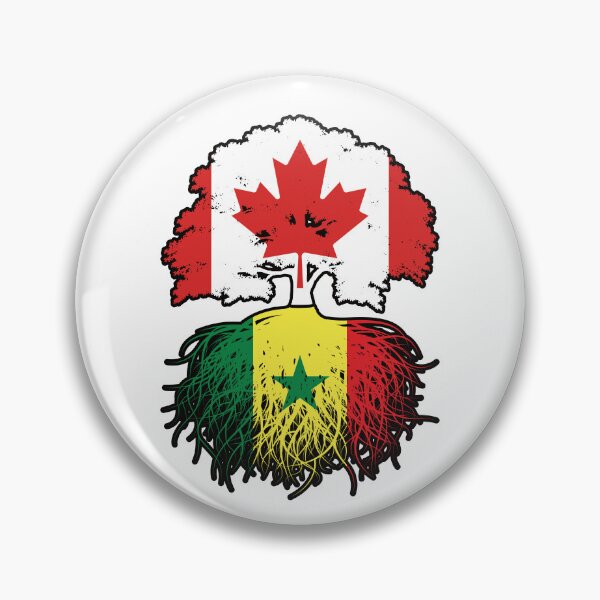 Item preview, Senegal Senegalese Canadian Canada Tree Roots Flag designed and sold by FlagX.
