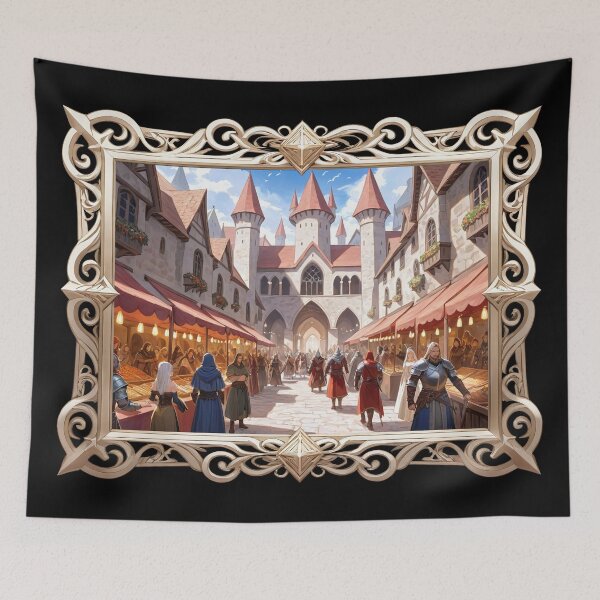 Item preview, Medieval Market Scene designed and sold by Tokens-Gear.