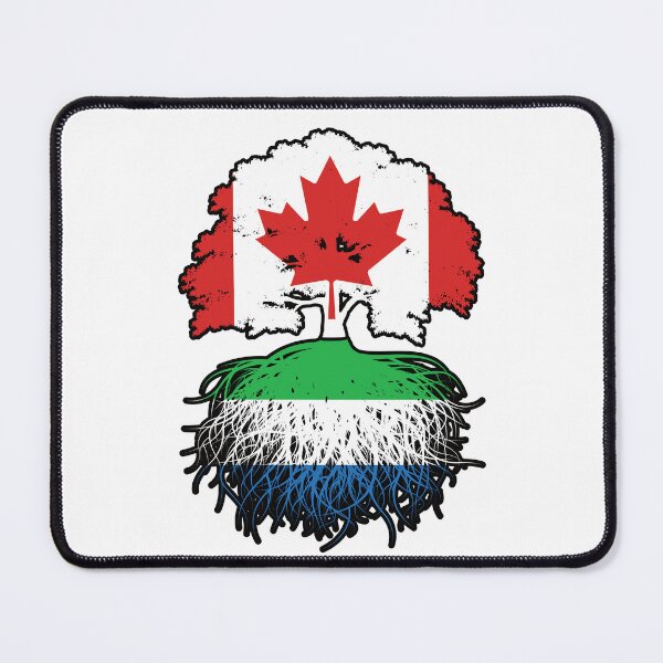 Item preview, Sierra Leone Sierra Leonean Canadian Canada Tree Roots Flag designed and sold by FlagX.
