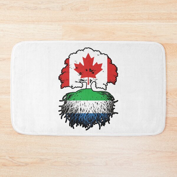 Item preview, Sierra Leone Sierra Leonean Canadian Canada Tree Roots Flag designed and sold by FlagX.