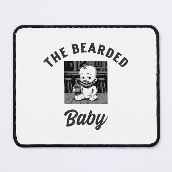Item preview, The Bearded Baby designed and sold by FunkyCatDesigns.