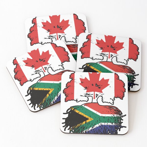 Item preview, South Africa South African Canadian Canada Tree Roots Flag designed and sold by FlagX.