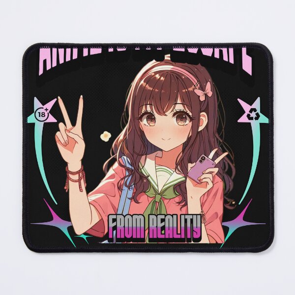 Item preview, Anime is my escape from reality designed and sold by MinnellaSG.