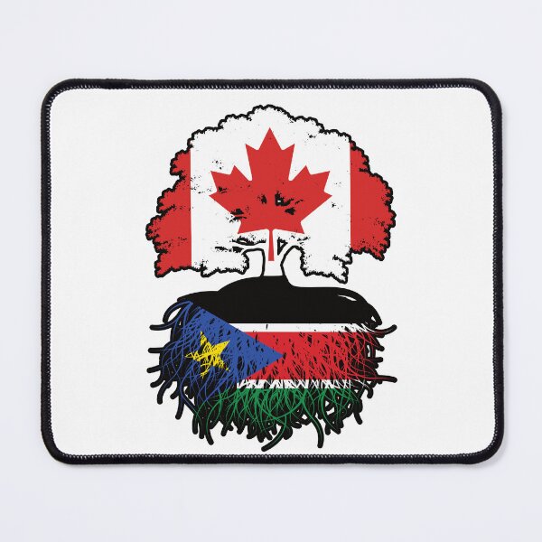 Item preview, South Sudan South Sudanese Canadian Canada Tree Roots Flag designed and sold by FlagX.