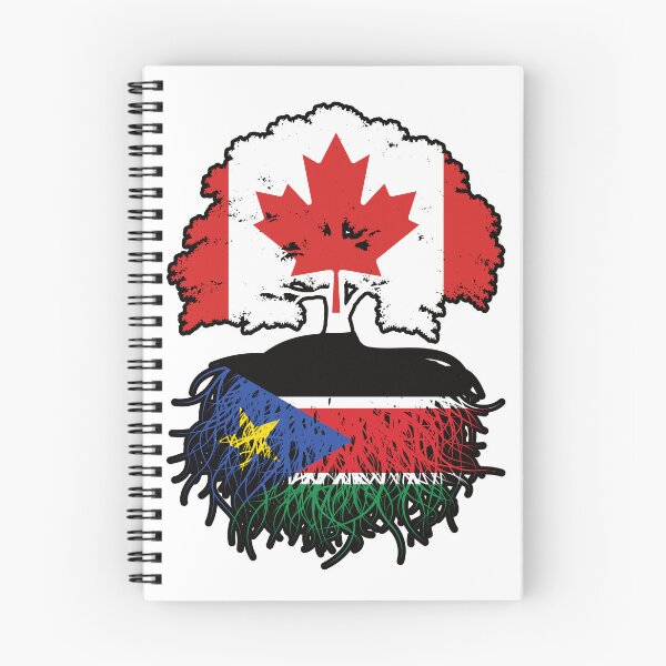 Item preview, South Sudan South Sudanese Canadian Canada Tree Roots Flag designed and sold by FlagX.