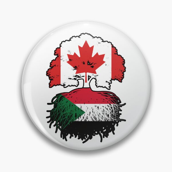 Item preview, Sudan Sudanese Canadian Canada Tree Roots Flag designed and sold by FlagX.