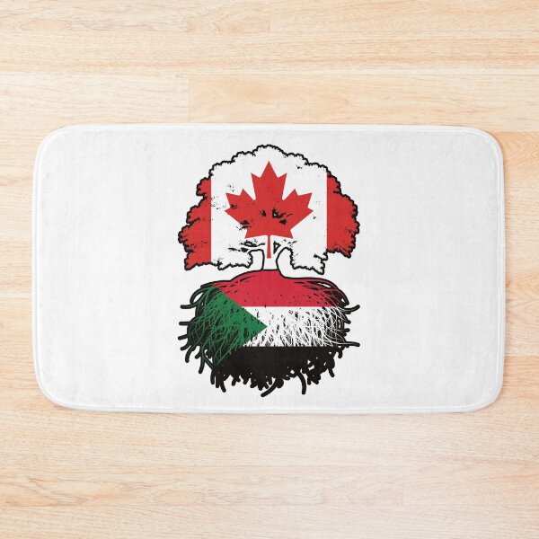 Item preview, Sudan Sudanese Canadian Canada Tree Roots Flag designed and sold by FlagX.