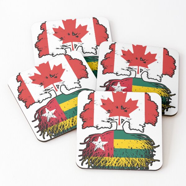 Item preview, Togo Togolese Canadian Canada Tree Roots Flag designed and sold by FlagX.