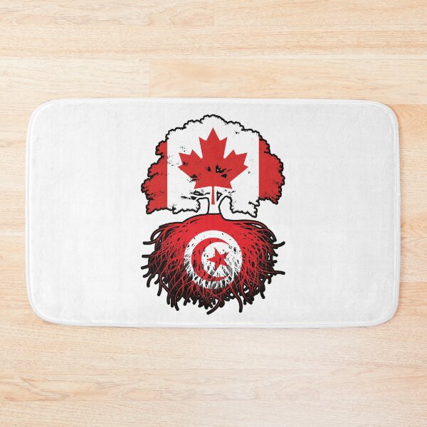 Item preview, Tunisia Tunisian Canadian Canada Tree Roots Flag designed and sold by FlagX.