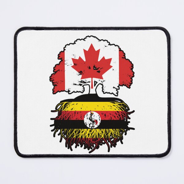 Item preview, Uganda Ugandan Canadian Canada Tree Roots Flag designed and sold by FlagX.