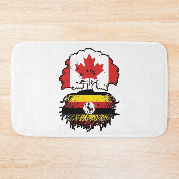 Item preview, Uganda Ugandan Canadian Canada Tree Roots Flag designed and sold by FlagX.