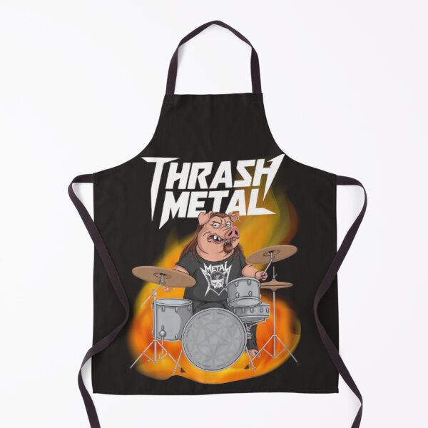 Item preview, Thrash metal Pig Drummer designed and sold by marosz12.