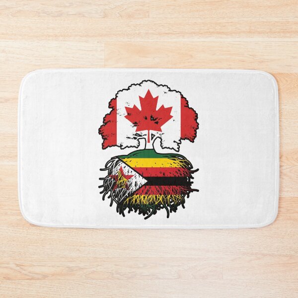 Item preview, Zimbabwe Zimbabwean Canadian Canada Tree Roots Flag designed and sold by FlagX.