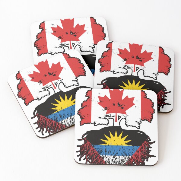 Item preview, Antigua Antiguan Canadian Canada Tree Roots Flag designed and sold by FlagX.