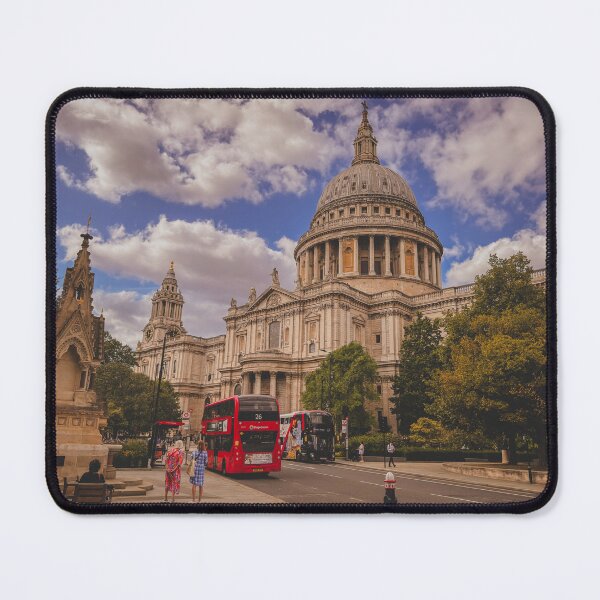 Item preview, London city St Paul’s UK with a London bus designed and sold by GingaDesigns.