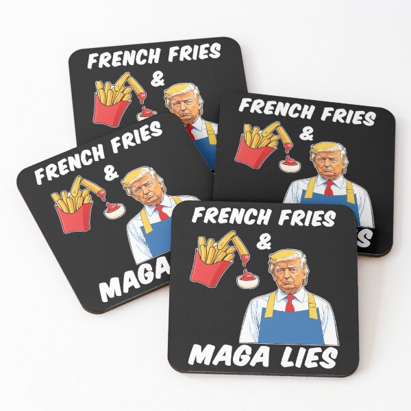 Item preview, French Fries, Trump Lies Stickers designed and sold by ProtestDonald.