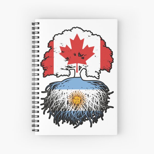 Aperçu de l'œuvre Drapeau des racines des arbres de l'Argentine, du Canada et de l'Argentine créée et vendue par FlagX.