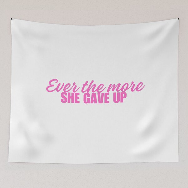 Item preview, Ever the more, she gave up  (pink version) designed and sold by well0kthen.