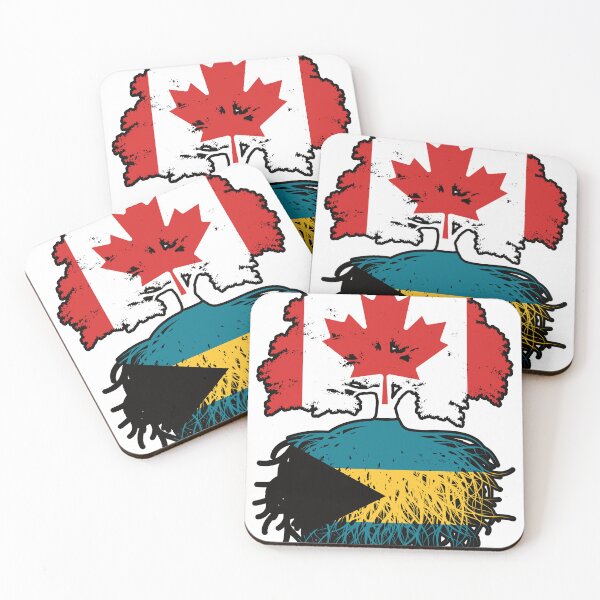 Item preview, Bahamas Bahamian Canadian Canada Tree Roots Flag designed and sold by FlagX.