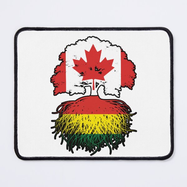Item preview, Bolivia Bolivian Canadian Canada Tree Roots Flag designed and sold by FlagX.