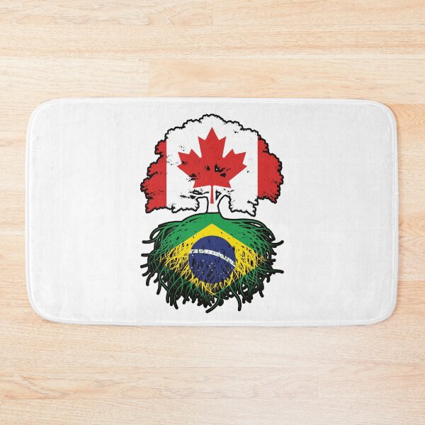 Item preview, Brazil Brazilian Canadian Canada Tree Roots Flag designed and sold by FlagX.