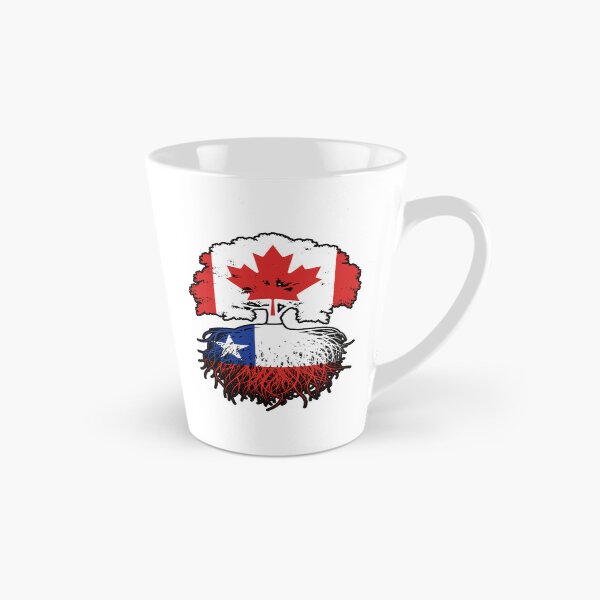 Item preview, Chile Chilean Canadian Canada Tree Roots Flag designed and sold by FlagX.