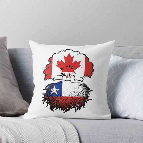 Item preview, Chile Chilean Canadian Canada Tree Roots Flag designed and sold by FlagX.