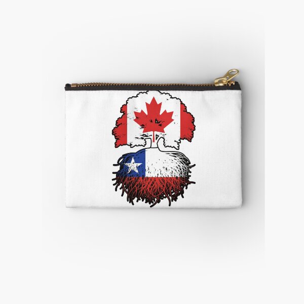 Item preview, Chile Chilean Canadian Canada Tree Roots Flag designed and sold by FlagX.