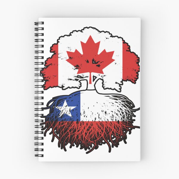 Item preview, Chile Chilean Canadian Canada Tree Roots Flag designed and sold by FlagX.