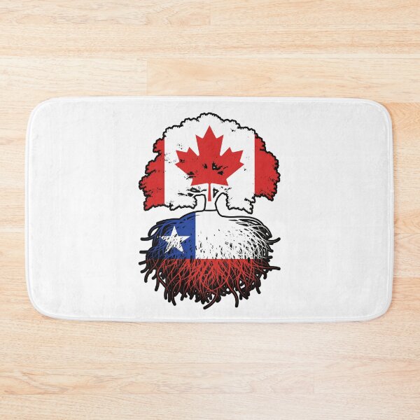 Item preview, Chile Chilean Canadian Canada Tree Roots Flag designed and sold by FlagX.