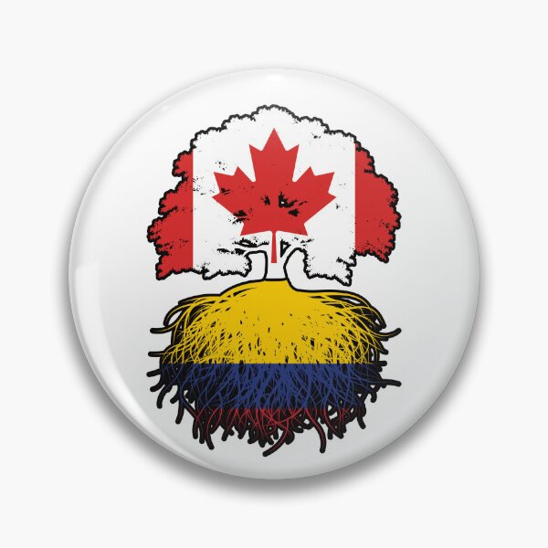 Item preview, Colombia Colombian Canadian Canada Tree Roots Flag designed and sold by FlagX.