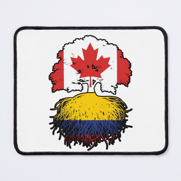 Item preview, Colombia Colombian Canadian Canada Tree Roots Flag designed and sold by FlagX.
