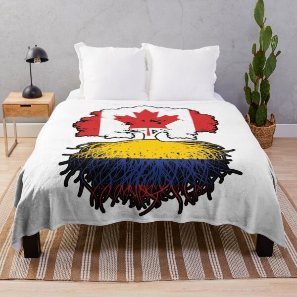 Item preview, Colombia Colombian Canadian Canada Tree Roots Flag designed and sold by FlagX.