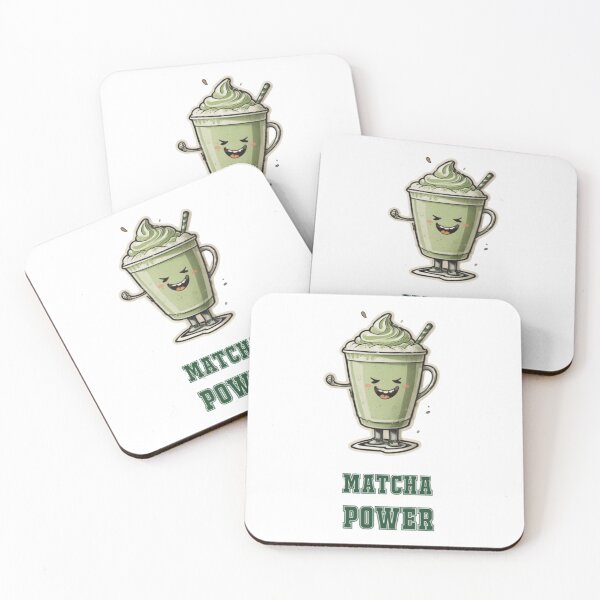 Item preview, LINDA PEGATINA DE BOBA DE TÉ VERDE CON TAZA DE MATCHA QUE HABLA designed and sold by Arts4U.