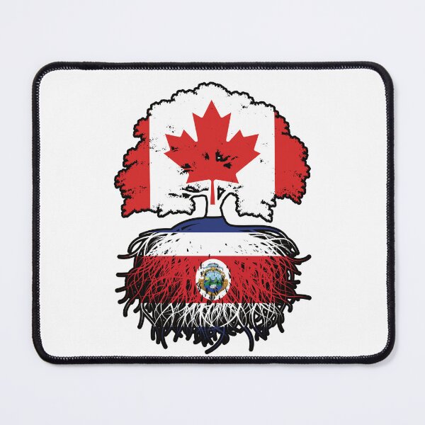 Item preview, Costa Rica Costa Rican Canadian Canada Tree Roots Flag designed and sold by FlagX.