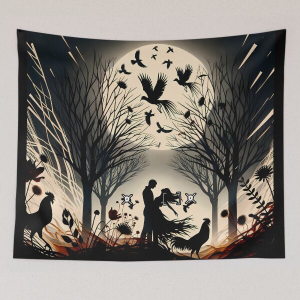 Item preview, Captura misteriosa a la luz de la luna designed and sold by FNORD-10111.