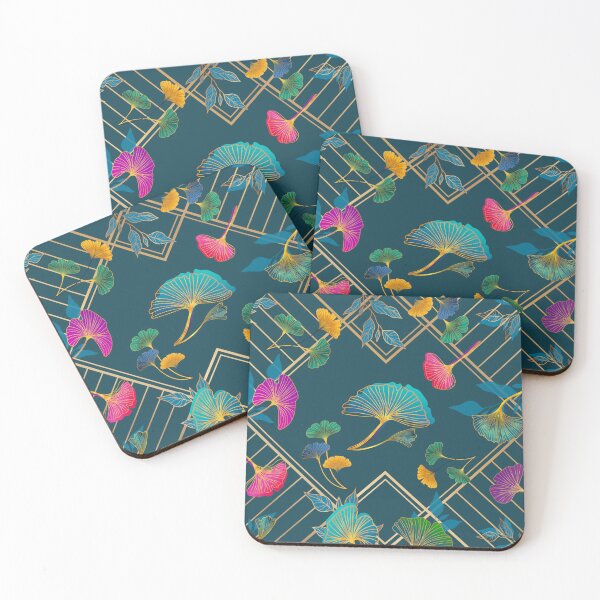 Item preview, Ginkgo and Gold designed and sold by TurquoiseBird.