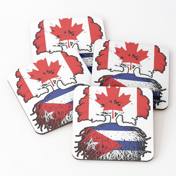 Item preview, Cuba Cuban Canadian Canada Tree Roots Flag designed and sold by FlagX.