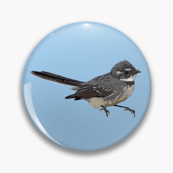 Item preview, Gray Fantail Color Design  designed and sold by designsasstultd.