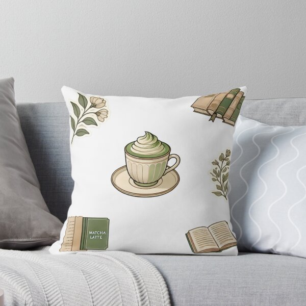Item preview, MATCHA & ACADEMIA AESTHETIC GREEN TEA BOBA STICKER PACK designed and sold by Arts4U.