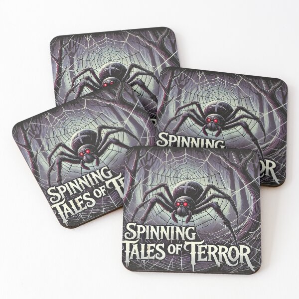 Item preview, Spinning tales of terror spider halloween scary spooky kawaii horror forest designed and sold by headlessdreamer.