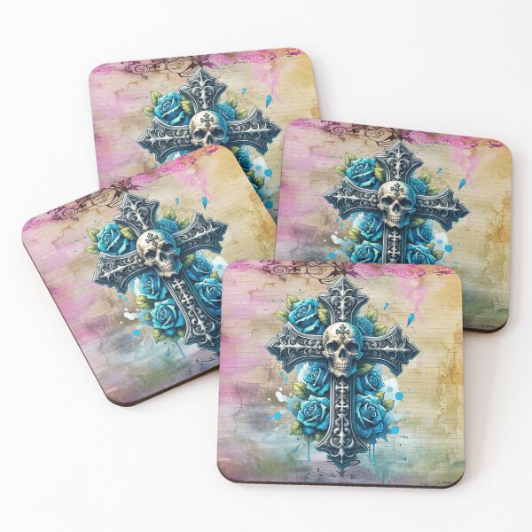 Item preview, Skulls and Crosses The Eternal Embrace designed and sold by MysticOzzy.